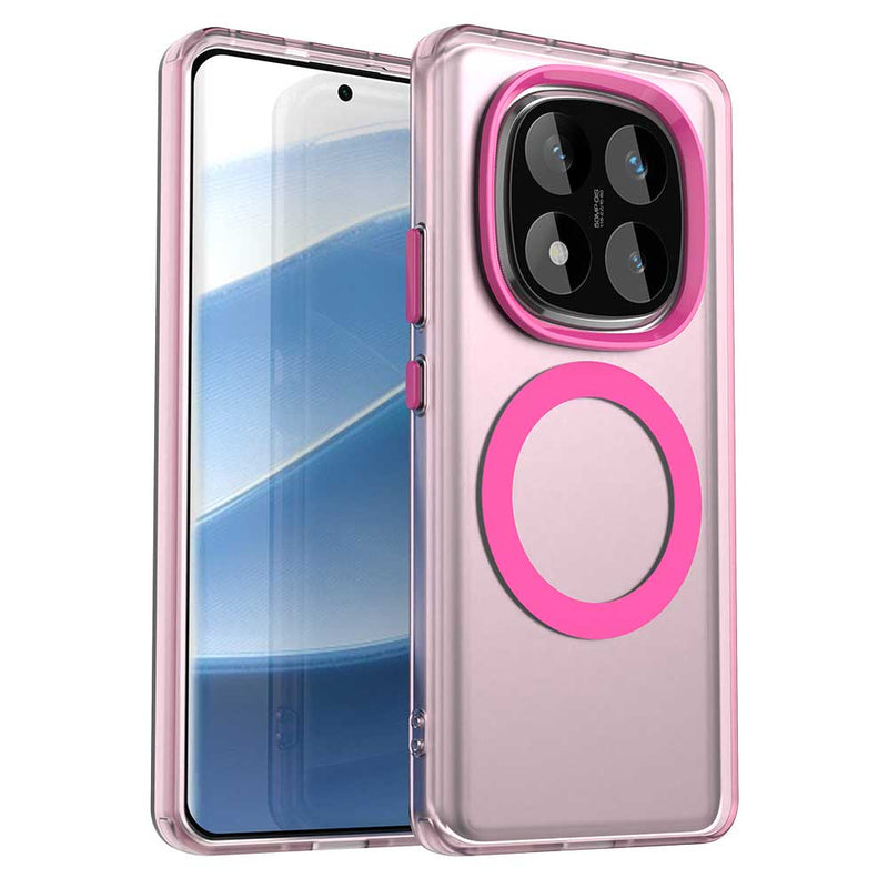 Phone Case for Xiaomi Redmi Note 14 Pro 4G, Compatible with Magsafe, Shockproof Magnetic Case Cover