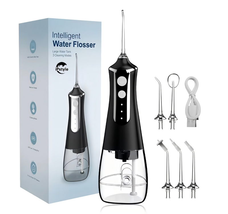 Oral Irrigator Portable Dental Water Flosser USB Rechargeable