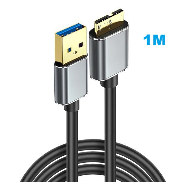 USB 3.0 to Micro B Cable Hard Disk Data Transfer Fast Charger Cord