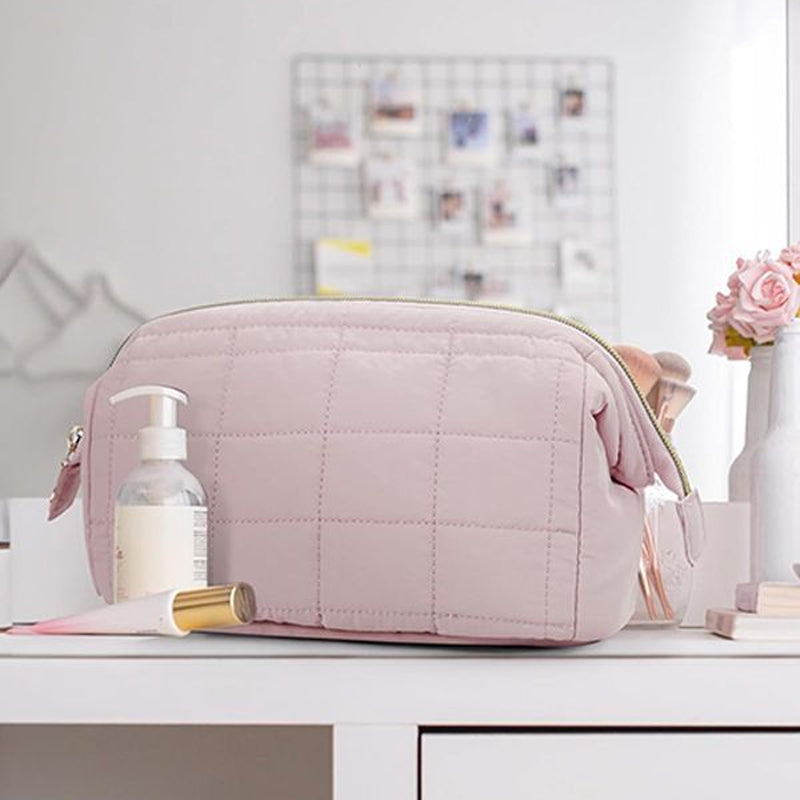 Large Capacity Puffer Makeup Bag,