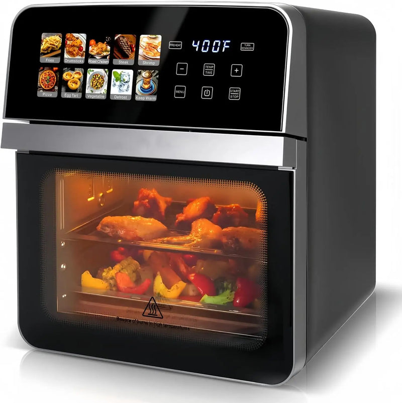 10L Air Fryer Oven Large Capacity Digital Airfryer with Vibrant LED Touchscreen