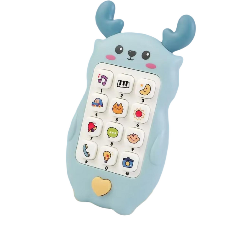 Music Sound Baby Phone Toy with Teether Sleeping Educational Toy Gifts