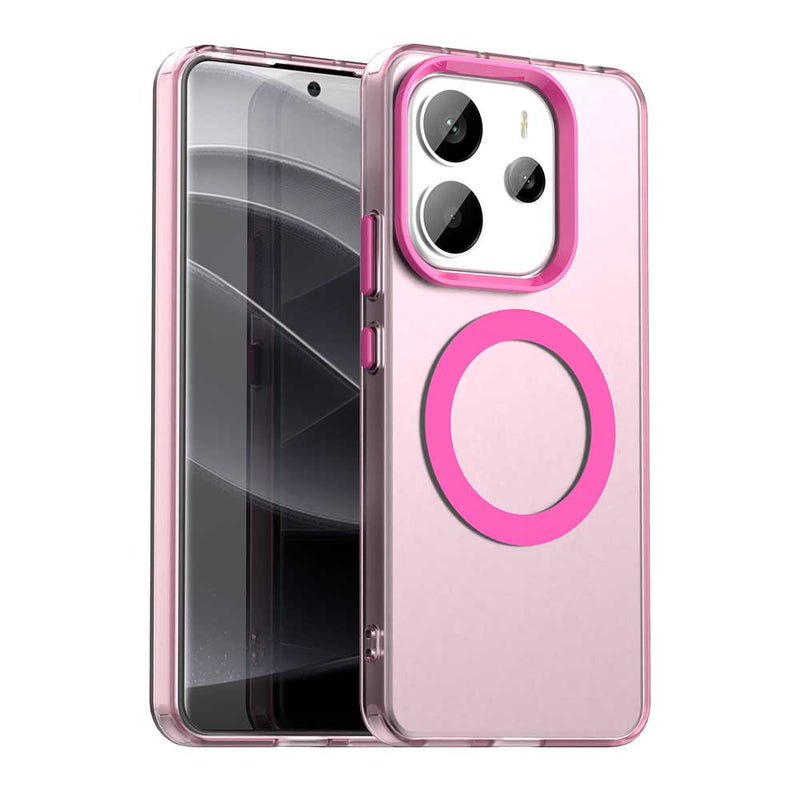 Phone Case for Xiaomi Redmi Note 14 4G, Compatible with Magsafe, Shockproof Magnetic Case Cover