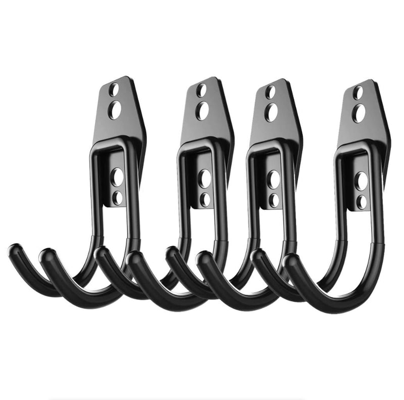 Garage Storage Utility Hooks Garage Garden Tool Organizer Hanging WallMount - 4Pack