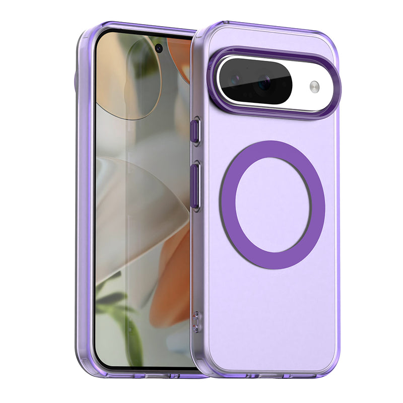 Phone Case for Google Pixel 9, Compatible with Magsafe, Shockproof Magnetic Case Cover