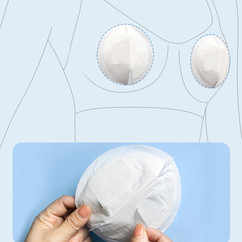 100Piece Disposable Breast Pads, Ultra-Thin Breathable Nursing Pads for Lactation