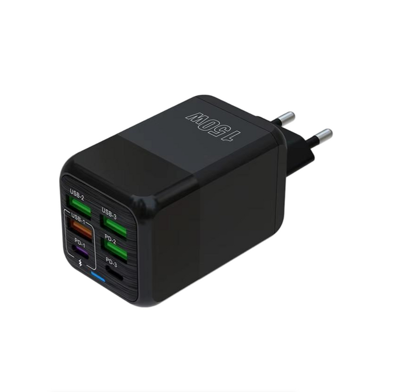6 Ports Quick Charger Wall Adapter PD QC 3.0 USB C