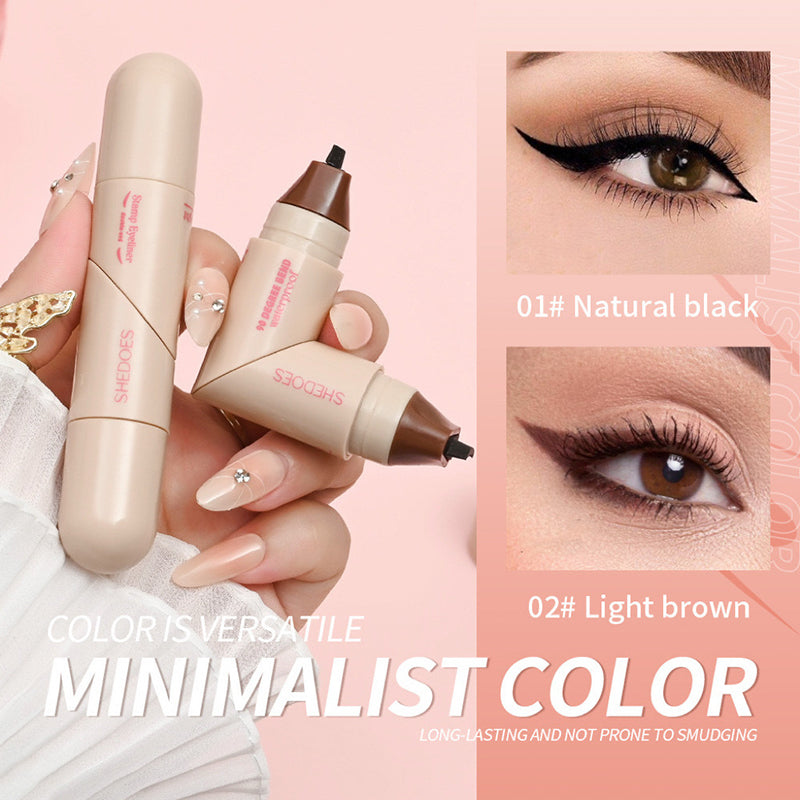 Shedoes Love Eyeliner Seal Set, Bendable Lazy Eyeliner, Waterproof