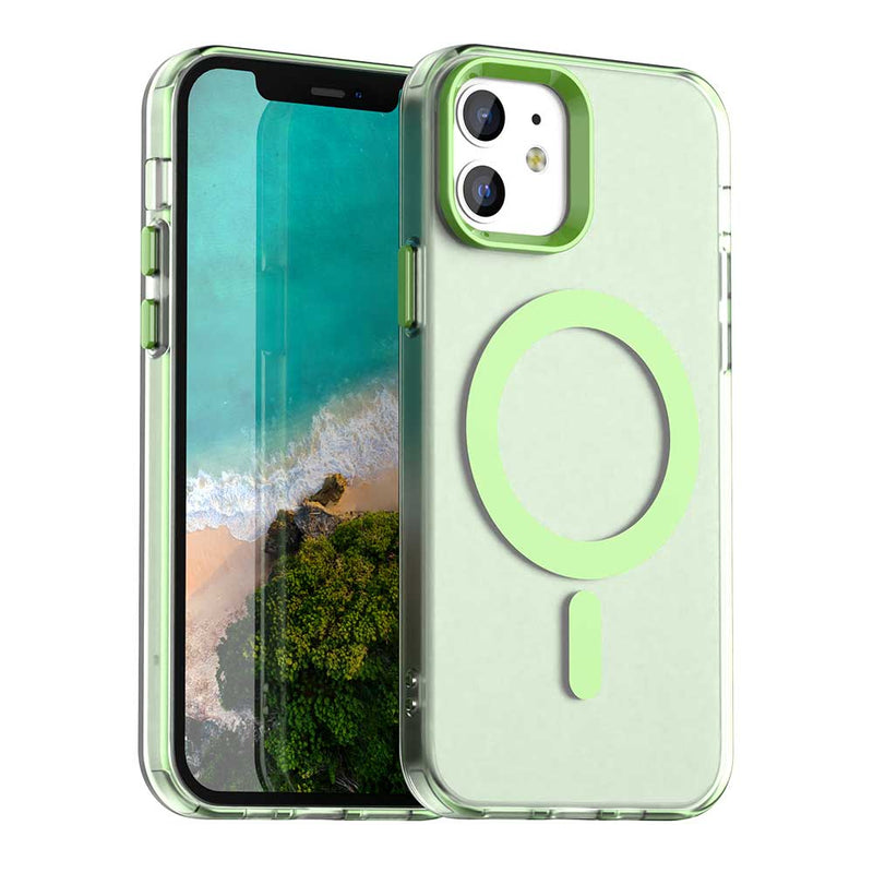 Phone Case for iPhone 12, Compatible with Magsafe, Shockproof Magnetic Case Cover