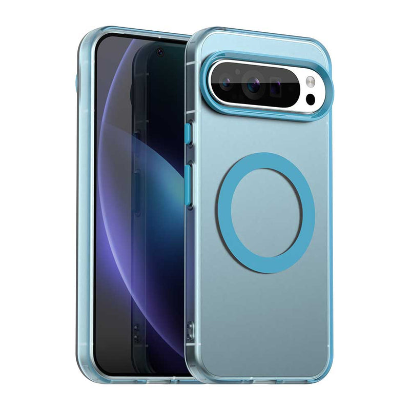 Phone Case for Google Pixel 9 Pro, Compatible with Magsafe, Shockproof Magnetic Case Cover