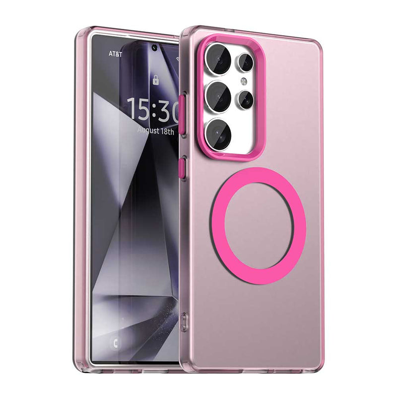 Phone Case for Samsung Galaxy S25 Ultra, Compatible with Magsafe,Shockproof Magnetic Case Cover