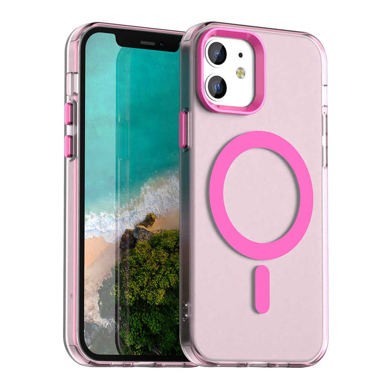 Phone Case for iPhone 12, Compatible with Magsafe, Shockproof Magnetic Case Cover