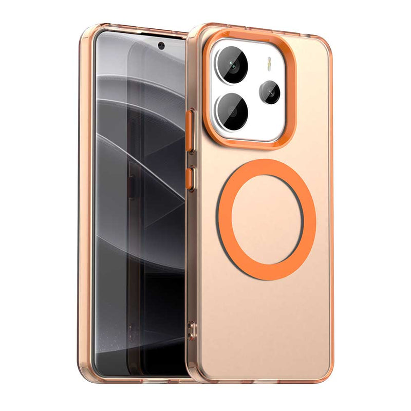 Phone Case for Xiaomi Redmi Note 14 4G, Compatible with Magsafe, Shockproof Magnetic Case Cover