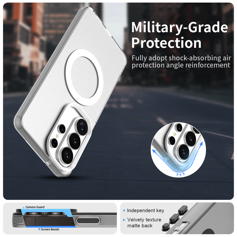 Phone Case for Samsung Galaxy S26 Ultra, Compatible with Magsafe,Shockproof Magnetic Case Cover