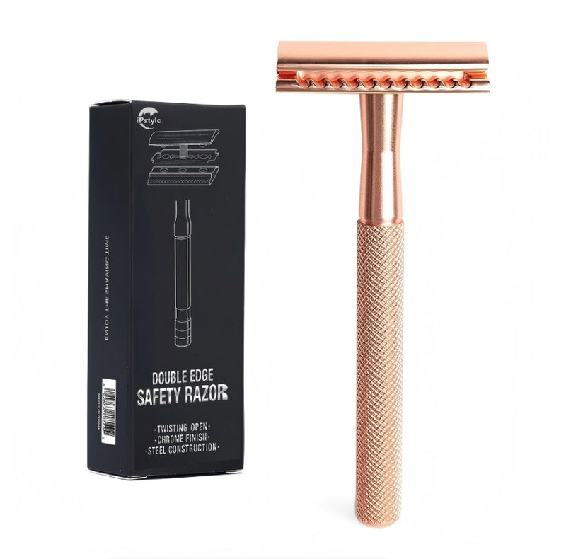 IPSTYLE Metal Men's Manual Shaver Hand Razor with Blade Holder