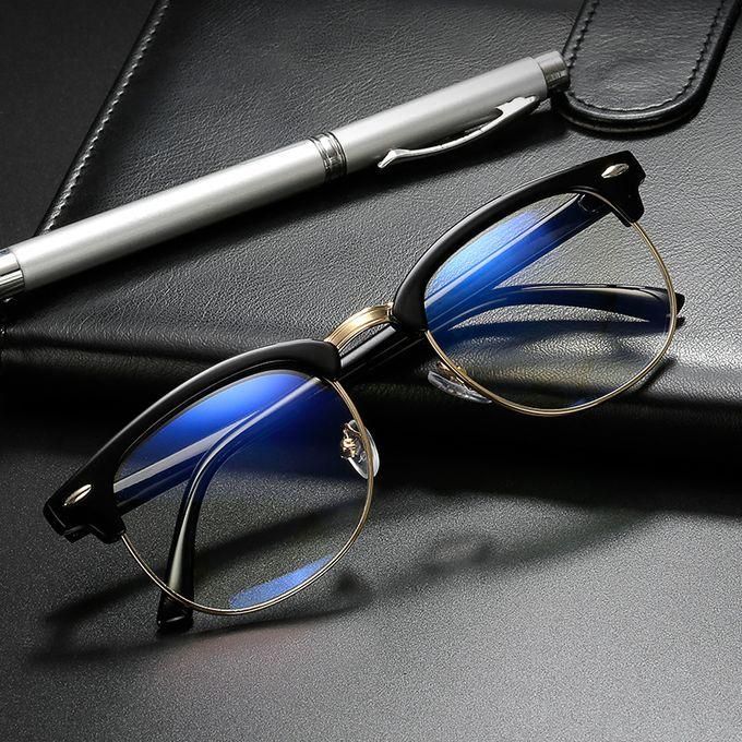 Diamond Rimmed Frameless Anti-Blue Ray Radiation Protection Glasses