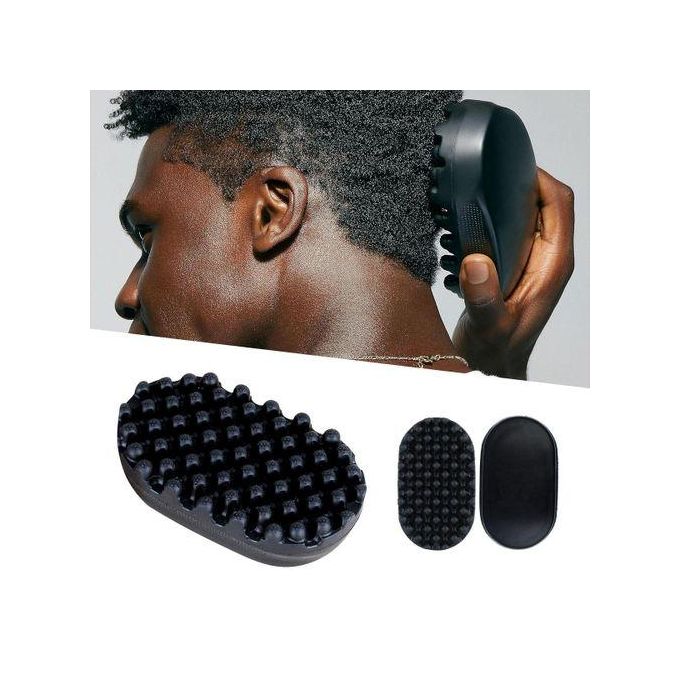 Portable Washable Durable Curly Hair Twist Comb Rubber Roll Hair Brush