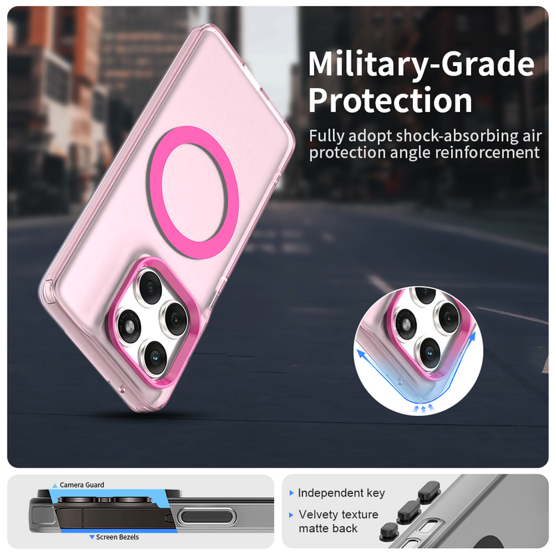 Phone Case for Motorola Edge 60 Fusion, Compatible with Magsafe,Shockproof Magnetic Case Cover