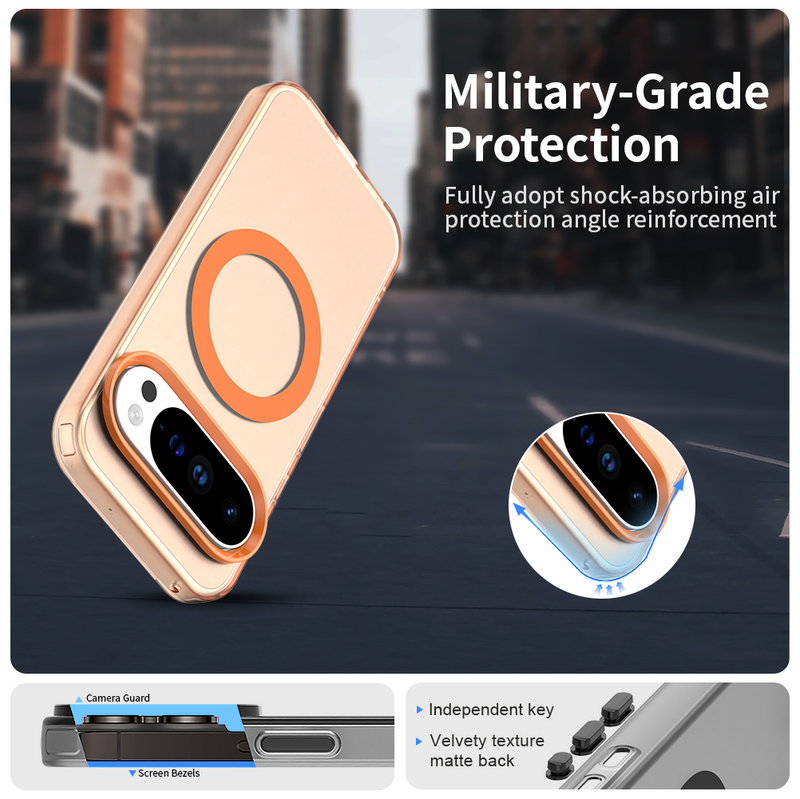 Phone Case for Google Pixel 10 Pro XL, Compatible with Magsafe,Shockproof Magnetic Case Cover