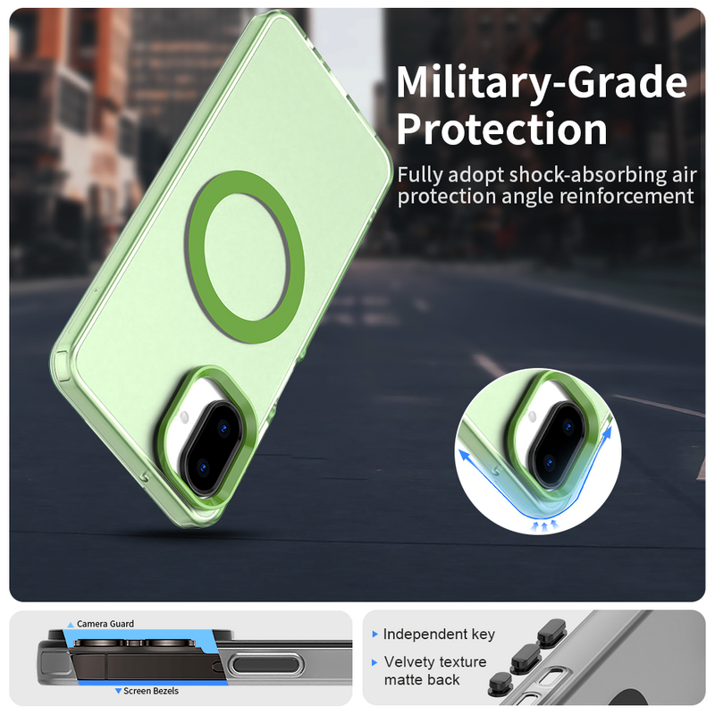 Phone Case for Samsung Galaxy A07 5G, Compatible with Magsafe,Shockproof Magnetic Case Cover