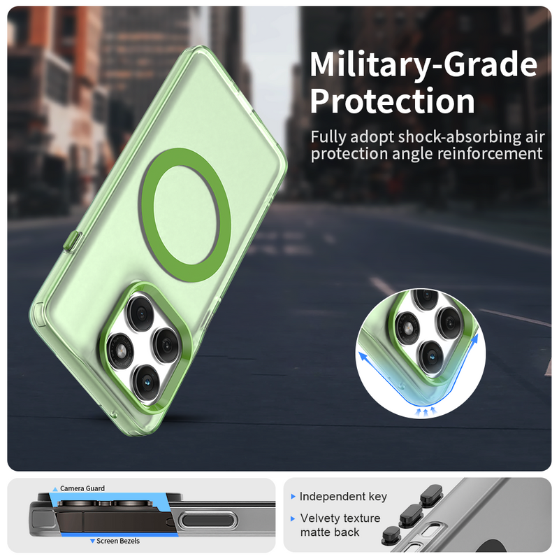 Phone Case for Motorola Edge 60 Pro, Compatible with Magsafe,Shockproof Magnetic Case Cover