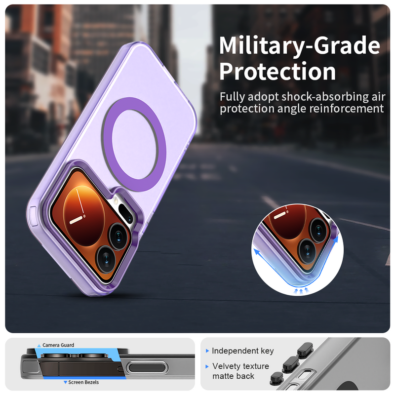 Phone Case for Xiaomi 17 Pro, Compatible with Magsafe,Shockproof Magnetic Case Cover