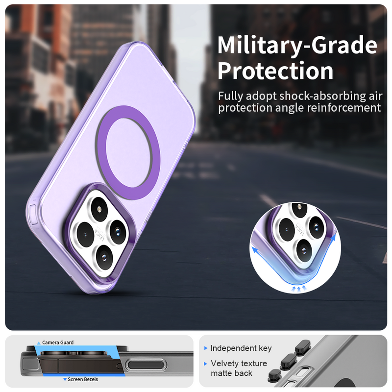 Phone Case for Xiaomi 17, Compatible with Magsafe,Shockproof Magnetic Case Cover