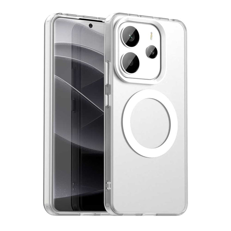 Phone Case for Xiaomi Redmi Note 14 4G, Compatible with Magsafe, Shockproof Magnetic Case Cover