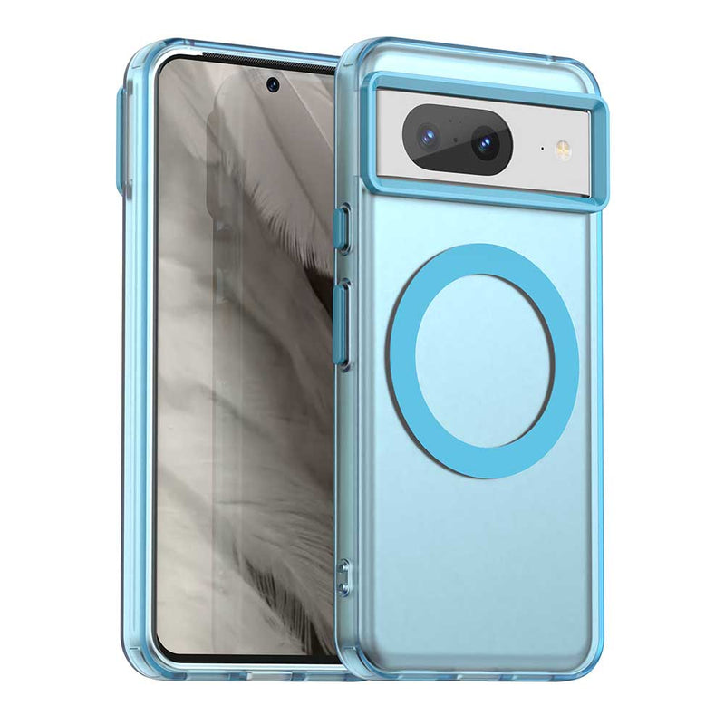Phone Case for Google Pixel 8, Compatible with Magsafe, Shockproof Magnetic Case Cover