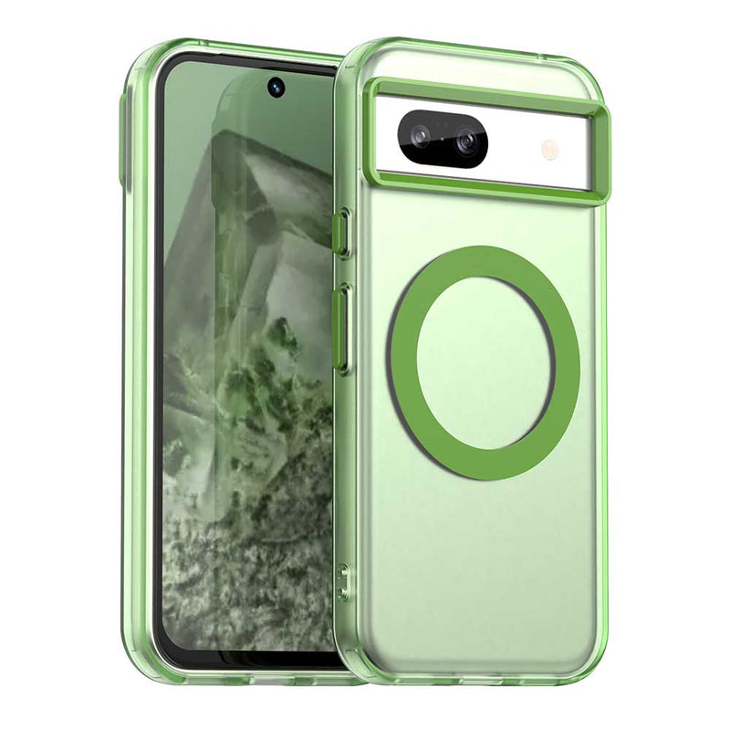 Phone Case for Google Pixel 8A, Compatible with Magsafe, Shockproof Magnetic Case Cover