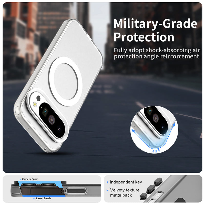 Phone Case for Google Pixel 10, Compatible with Magsafe, Shockproof Magnetic Case Cover