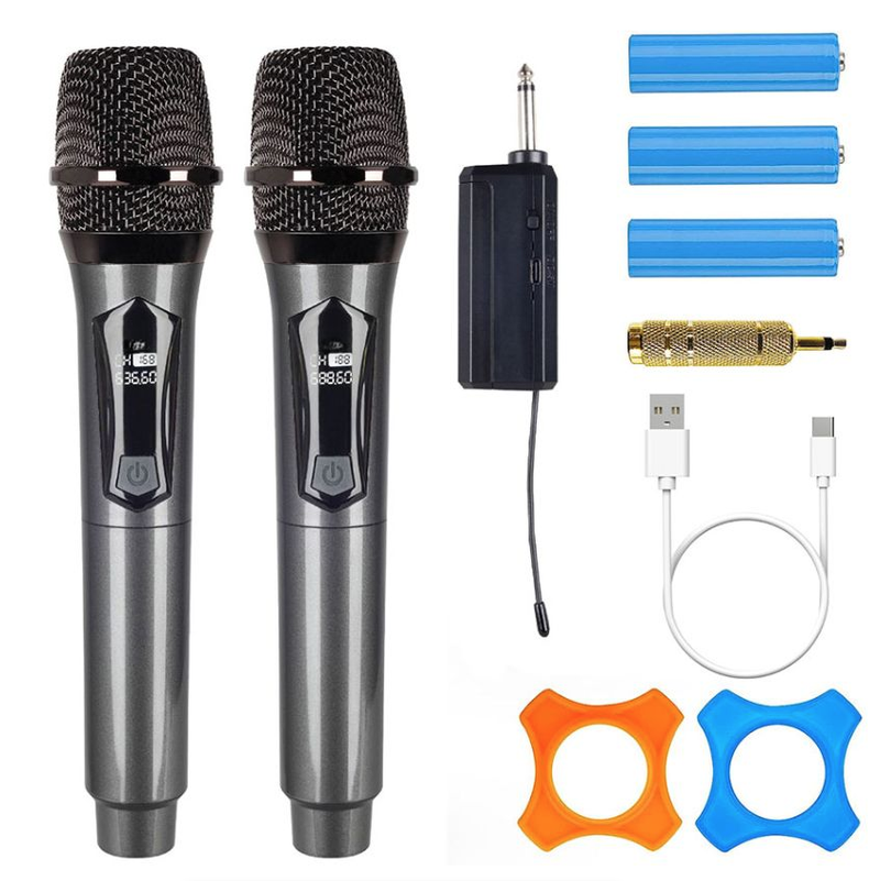 Wireless Microphone Dynamic Handheld Professional Mic For Sing Party Speech Church Club
