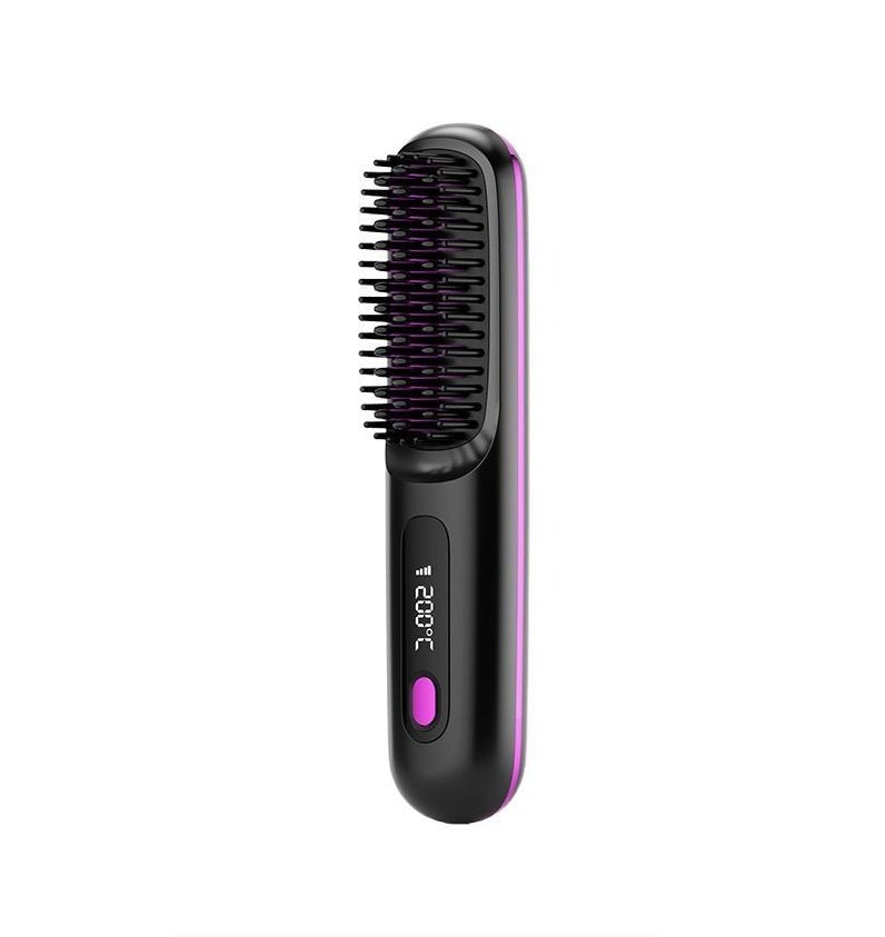IPSTYLE 2-in-1 Straightener Curler with Negative Ions - 3 Heat Settings
