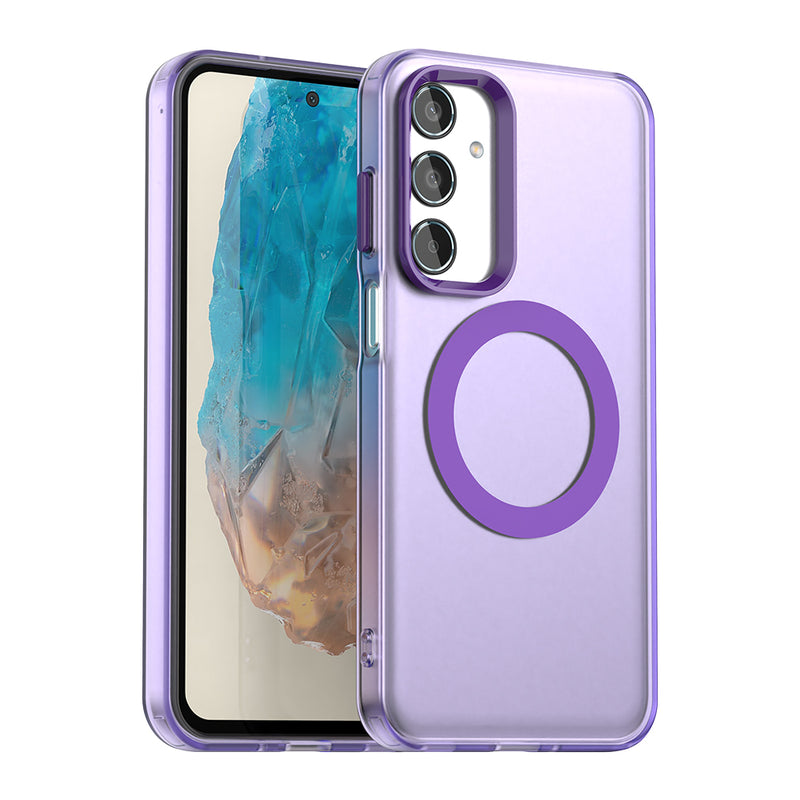 Phone Case for Samsung Galaxy M35 5G, Compatible with Magsafe,Shockproof Magnetic Case Cover
