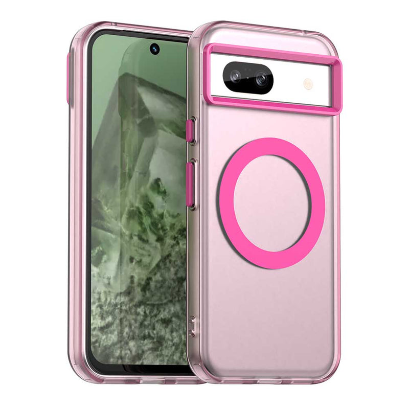 Phone Case for Google Pixel 8A, Compatible with Magsafe, Shockproof Magnetic Case Cover