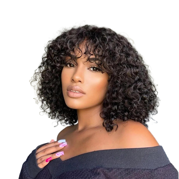Kinky Curly Wigs Hair 8 to 16 Inch Short Bob Wigs