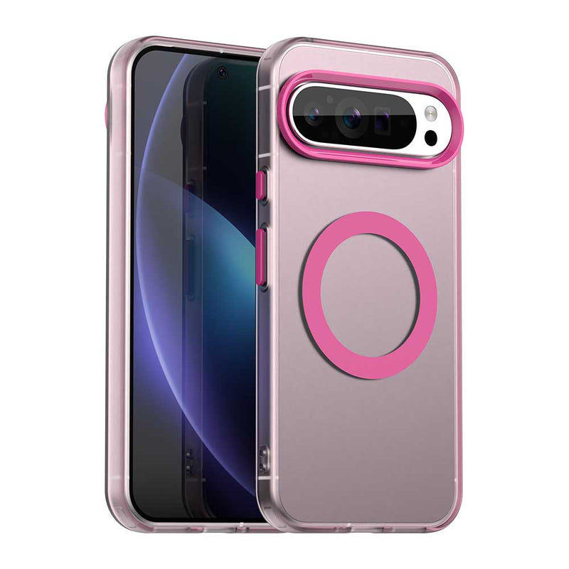 Phone Case for Google Pixel 9 Pro XL, Compatible with Magsafe, Shockproof Magnetic Case Cover