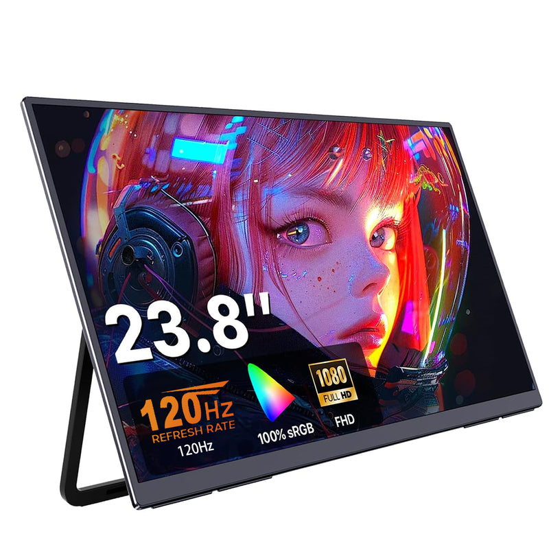 23.8inch Portable Monitor 120Hz RGB 100%