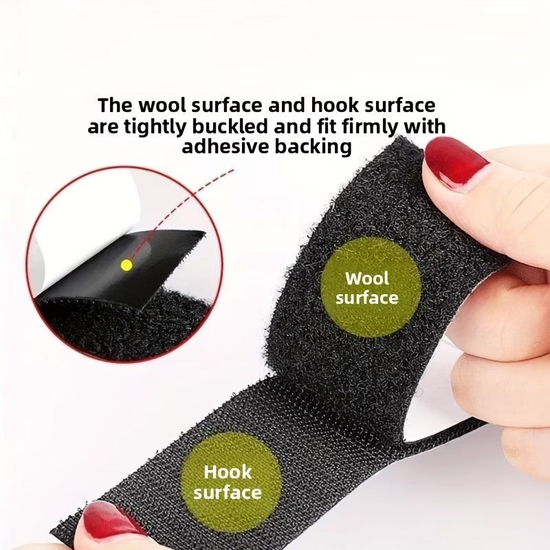 Self-Adhesive Nano Tape | 3M x 2CM Black/White Strong Sticky Tape 1 Rolls