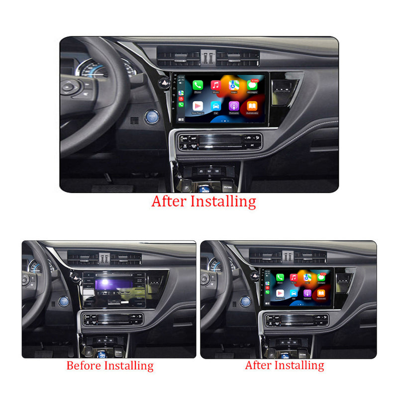 RoverOne Car Stereo Radio Bluetooth CarPlay GPS Navigation for Toyota Corolla 2017 2018