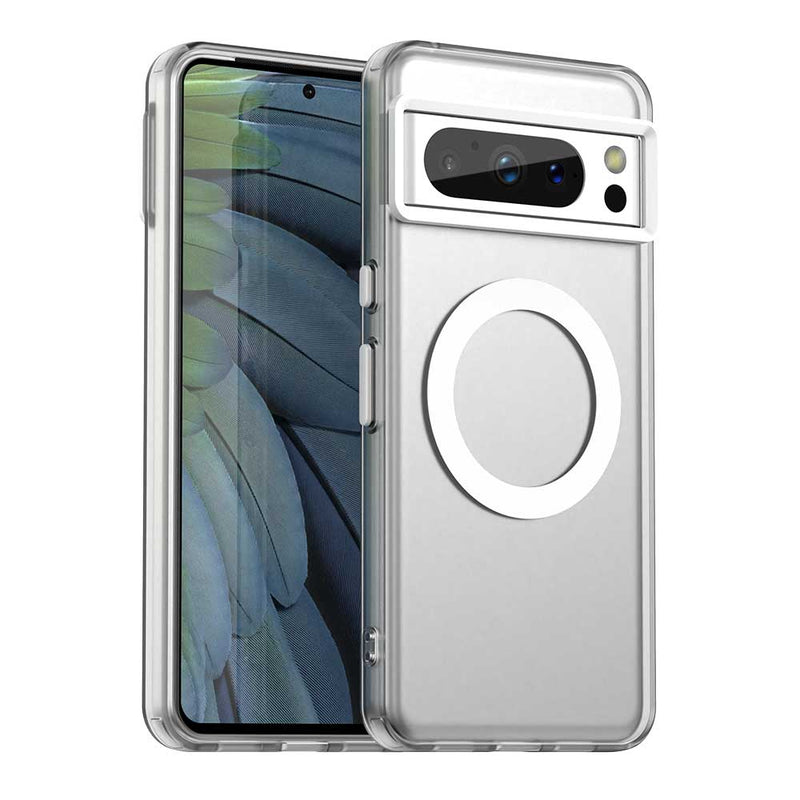 Phone Case for Google Pixel 8 Pro, Compatible with Magsafe, Shockproof Magnetic Case Cover