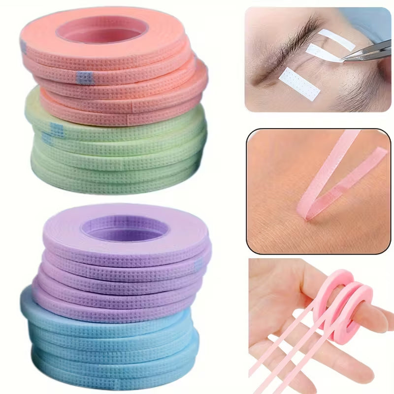 4Piece 4Mm Eyelash Extension Tape, Breathable Hypoallergenic Lash Lifting Tape