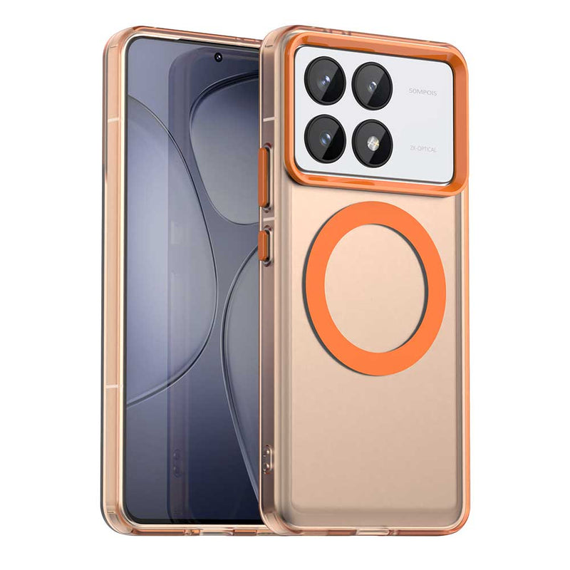 Phone Case for Xiaomi Poco F6, Compatible with Magsafe,Shockproof Magnetic Case Cover