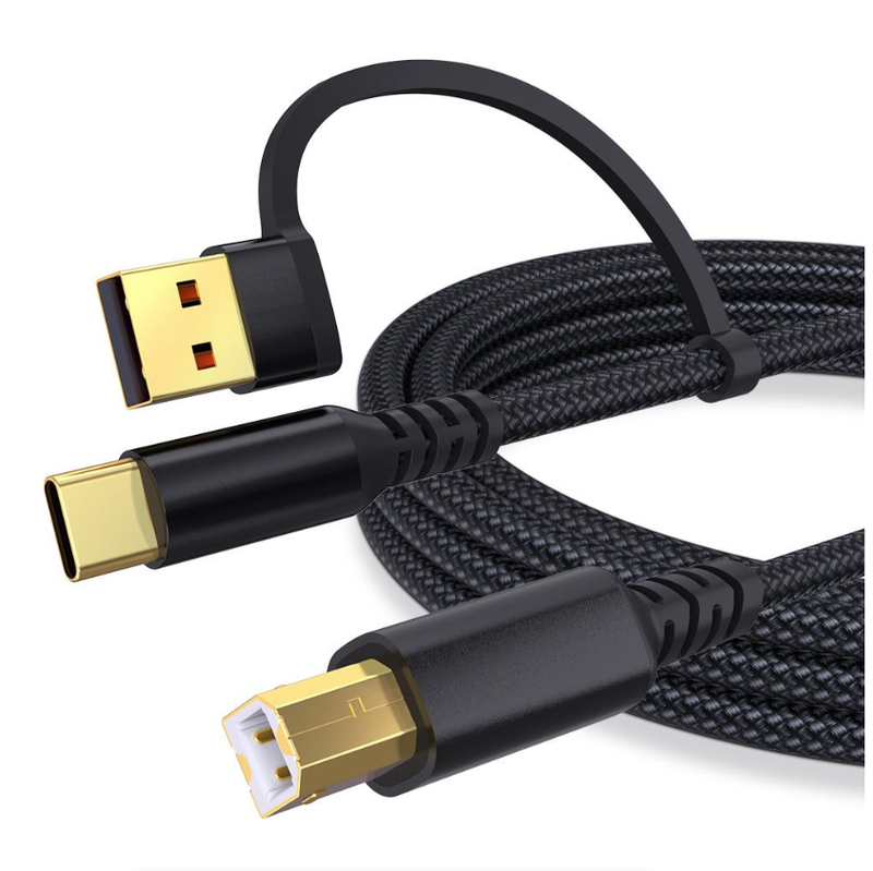 Printer Cable USB Printer Cord High-Speed USB B to USB C Fast cable