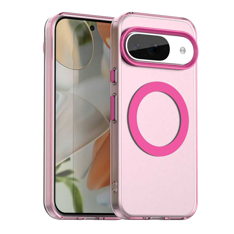 Phone Case for Google Pixel 9, Compatible with Magsafe, Shockproof Magnetic Case Cover