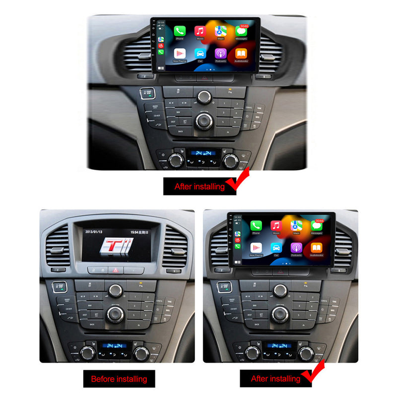RoverOne Car Stereo Radio Bluetooth CarPlay GPS Navigation for Opel Insignia 1 2009 - 2013