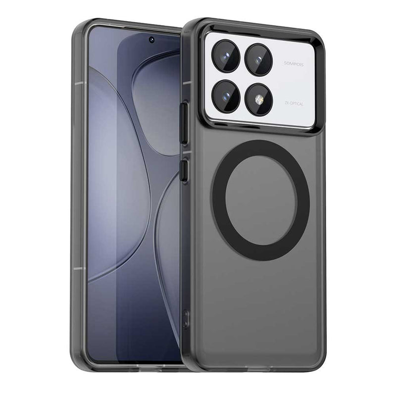 Phone Case for Xiaomi Poco F6, Compatible with Magsafe,Shockproof Magnetic Case Cover