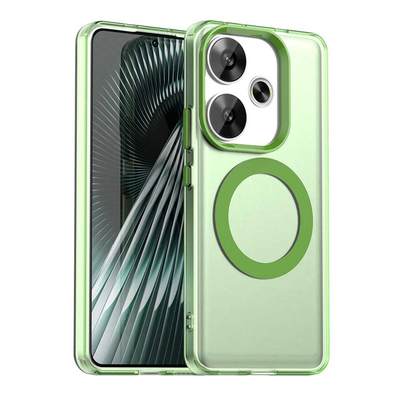 Phone Case for Xiaomi Redmi Turbo 3 5G, Compatible with Magsafe, Shockproof Magnetic Case Cover