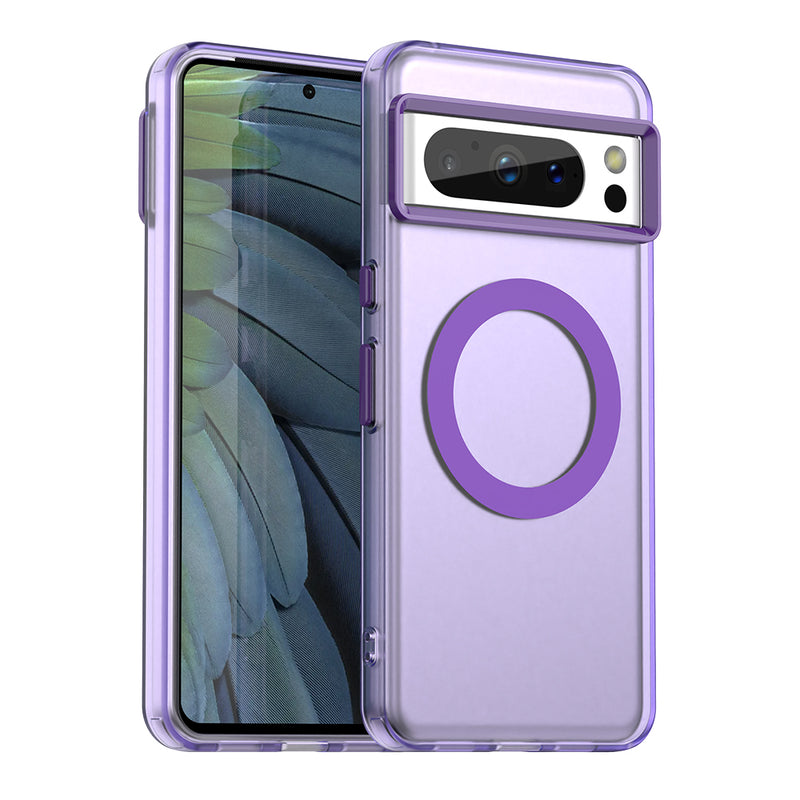 Phone Case for Google Pixel 8 Pro, Compatible with Magsafe, Shockproof Magnetic Case Cover