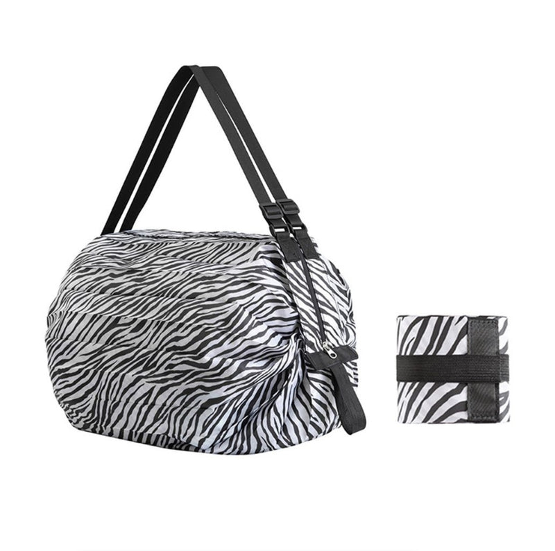 Foldable Storage Bag Handbags Large Capacity Shopping Bag Foldable Nylon Bag